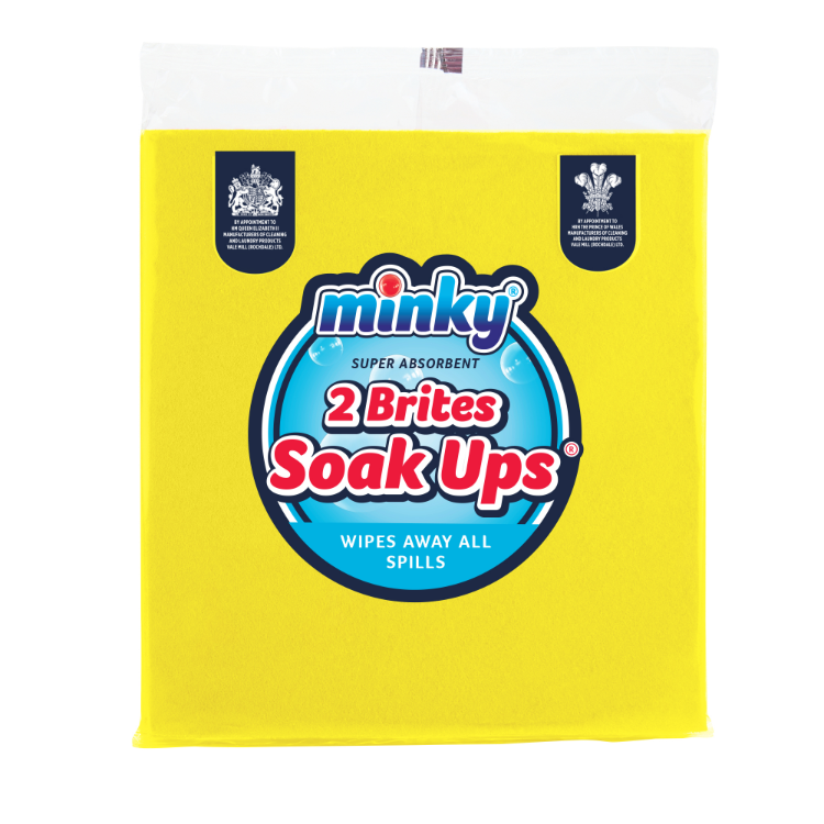 Minky Super Absorbent Brites Soak Ups 2pk
