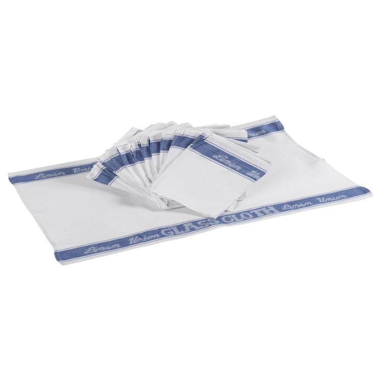 Linen Union Glass Cloth Blue