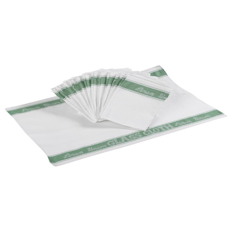 Linen Union Glass Cloth Green