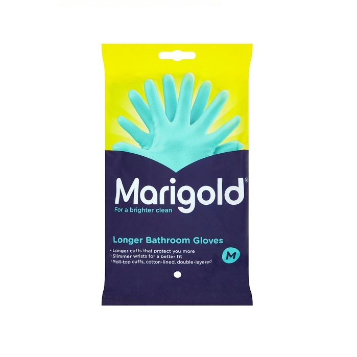 Marigold Stronger Bathroom Gloves Medium 