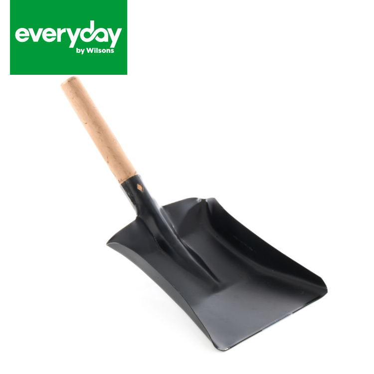 Everyday by Wilsons Sooty Metal Hand Shovel with Wooden Handle 7''