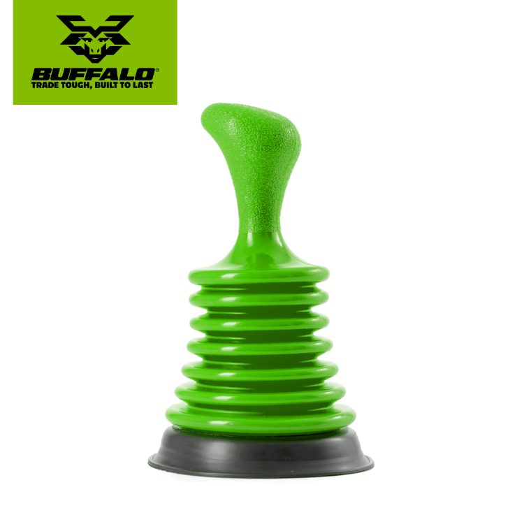 Buffalo Mini Sink & Basin Plunger Green 17.5cm