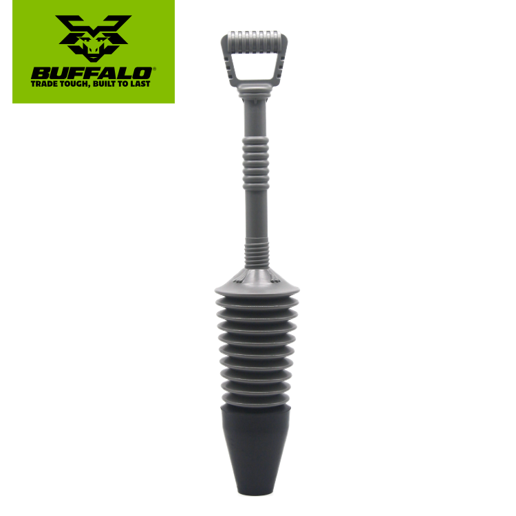 Buffalo PRO Toilet Plunger with Rubber Seal & D Handle