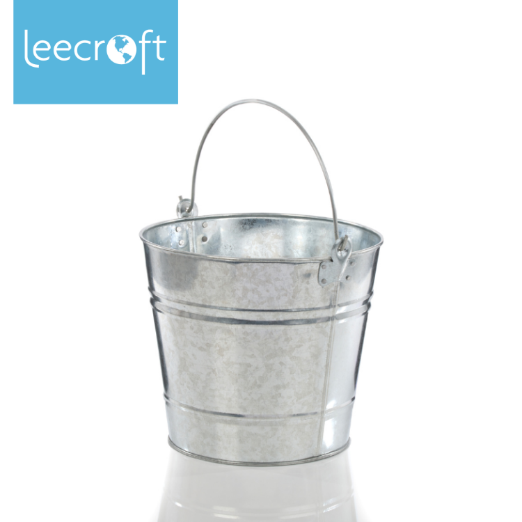 Leecroft Galvanised Bucket 11'' 10L