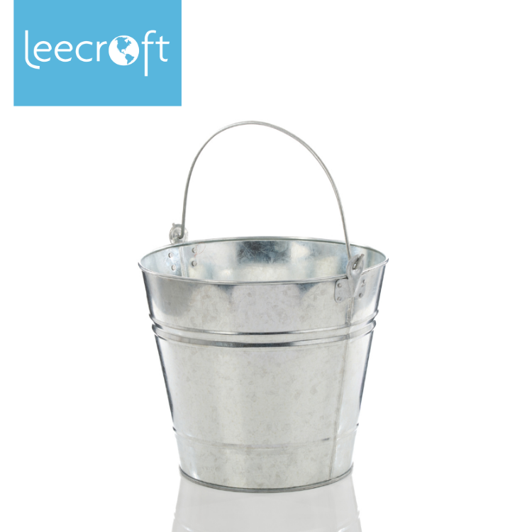 Leecroft Galvanised Bucket 12'' 12L