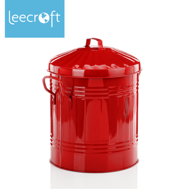 Everyday by Wilsons Metal Mini Bin Red 12 x 10''