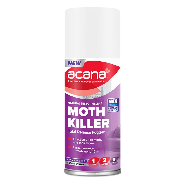 Acana Natural Moth Killer Total Release Fogger 150ml 
