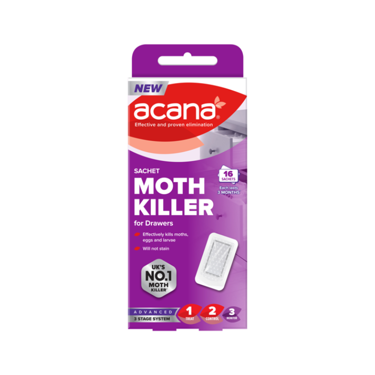 Acana Sachet Moth Killer & Freshener 16pk