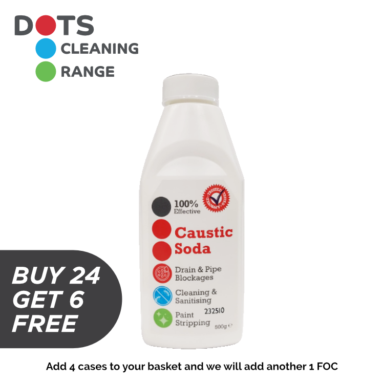 DOTS Caustic Soda 500g BUY 24 GET 6 FREE