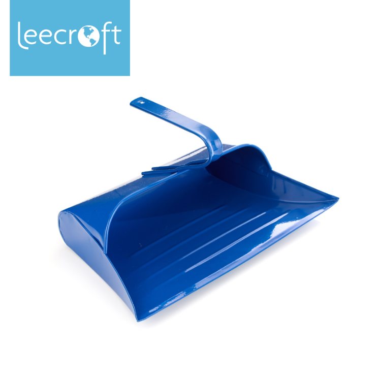 Everyday by Wilsons Metal Hooded Dustpan Blue