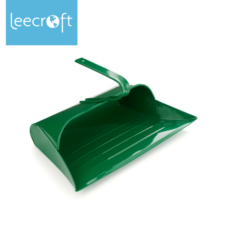 Everyday by Wilsons Metal Hooded Dustpan Green