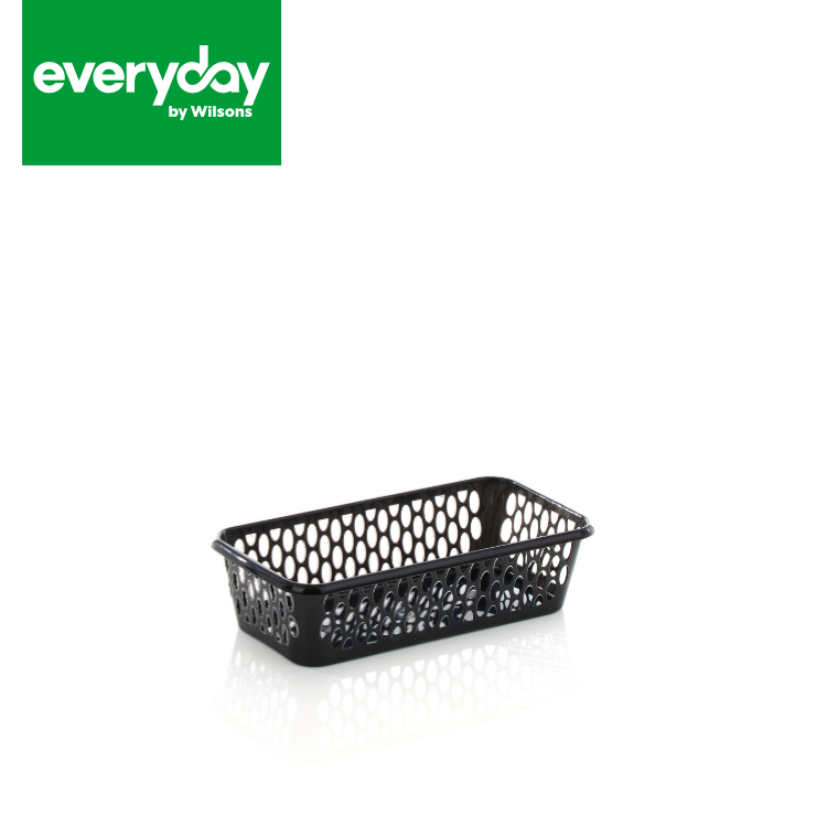 Everyday by Wilsons 20cm Handy Basket Black 10 x 20 x 5cm