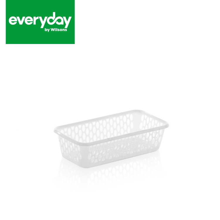 Everyday by Wilsons 20cm Handy Basket White 10 x 20 x 5cm
