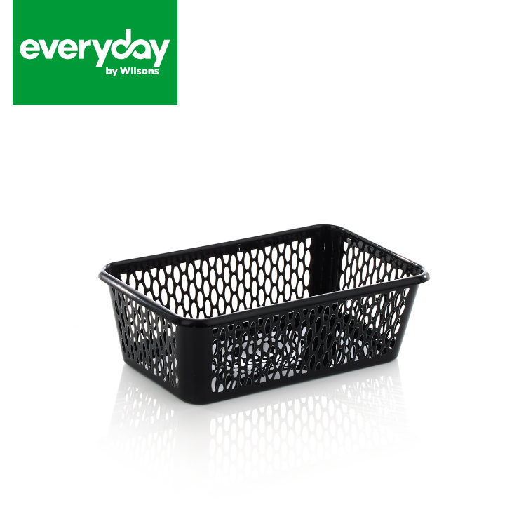 Everyday by Wilsons 25cm Handy Basket Black 25 x 16 x 8cm