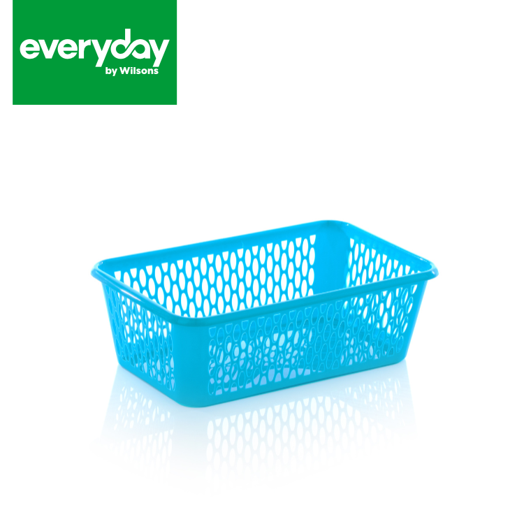 Everyday by Wilsons 25cm Handy Basket Blue 25 x 16 x 8cm