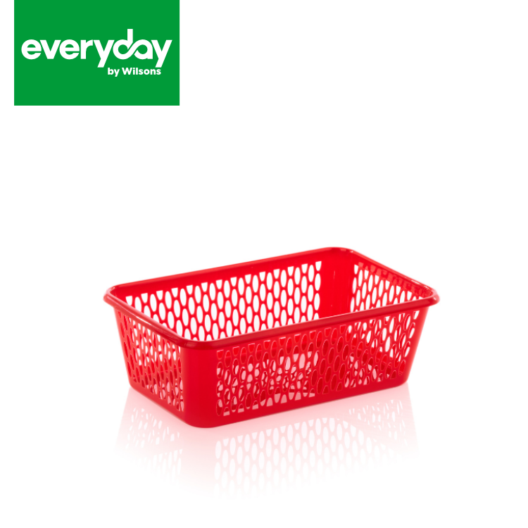 Everyday by Wilsons 25cm Handy Basket Red 25 x 16 x 8cm