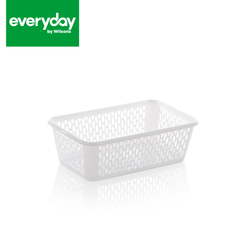 Everyday by Wilsons 25cm Handy Basket White 25 x 16 x 8cm