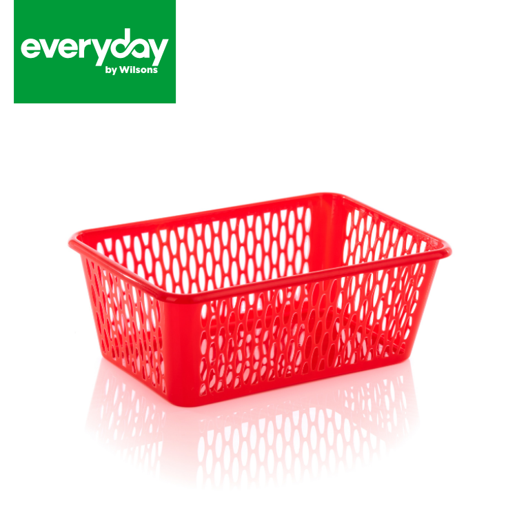 Everyday by Wilsons 30cm Handy Basket Red 30 x 20 x 10cm