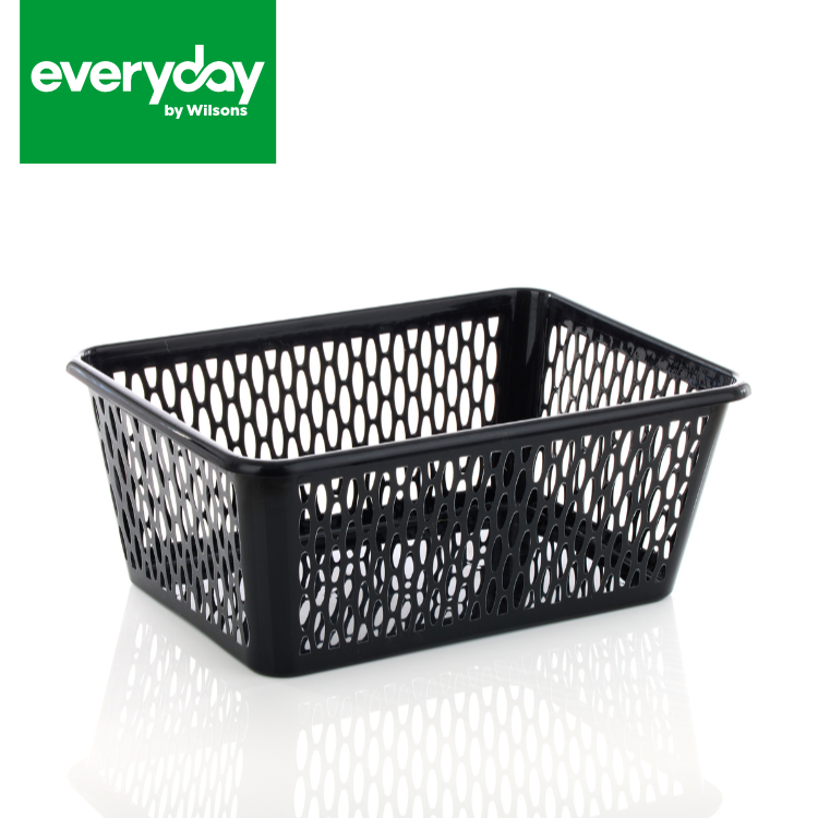Everyday by Wilsons 37cm Handy Basket Black 37 x 26 x 16cm