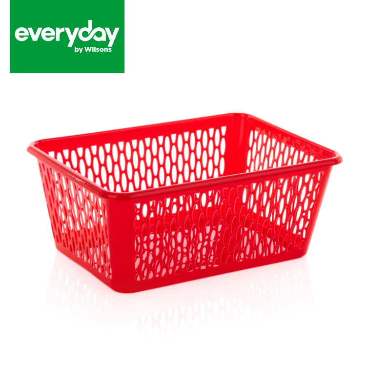 Everyday by Wilsons 37cm Handy Basket Red 37 x 26 x 16cm