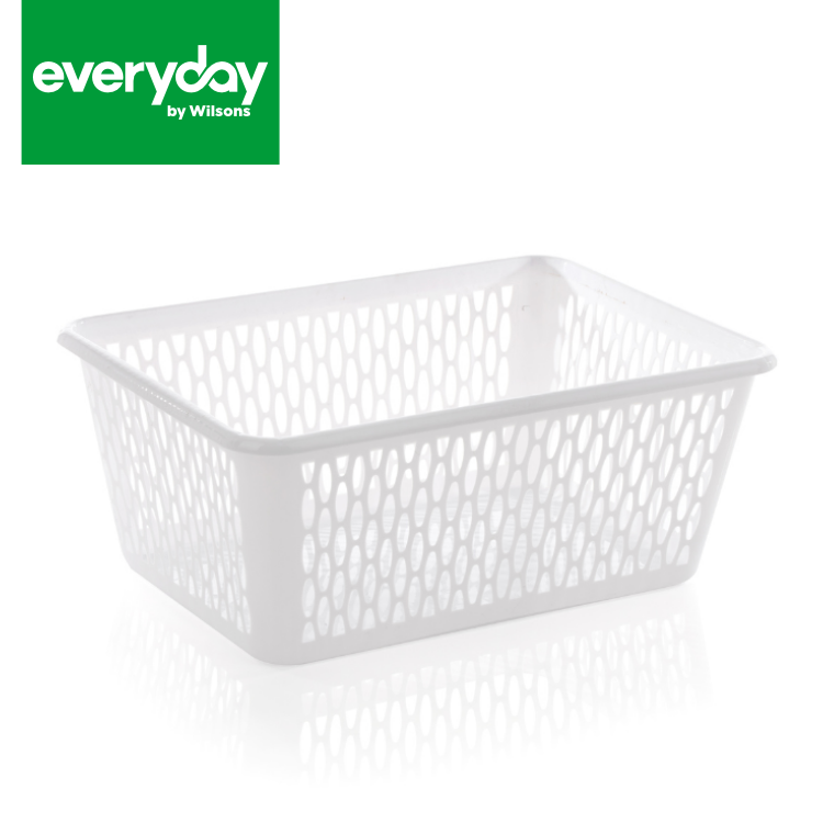 Everyday by Wilsons 37cm Handy Basket White 37 x 26 x 16cm