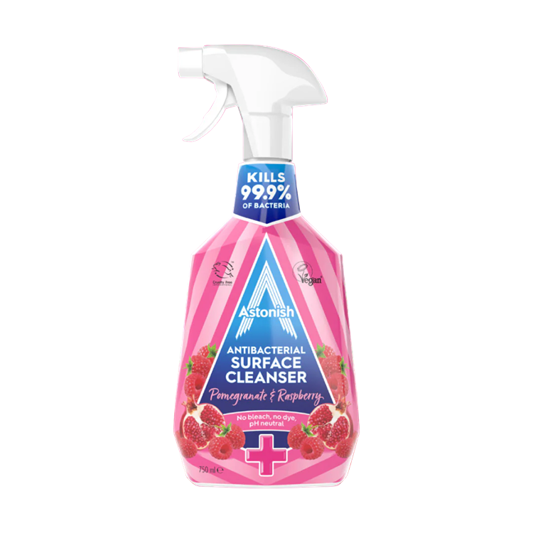 Astonish Anti-Bacterial Surface Cleanser Pomegranate & Raspberry 750ml