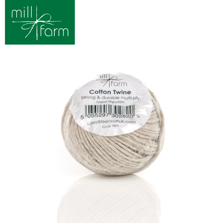 Mill Farm Value Cotton Twine Ball Small 50g/ 32m