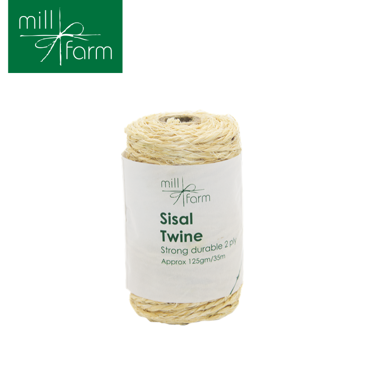Mill Farm 2ply Sisal Twine Spool Small 125g/ 35m