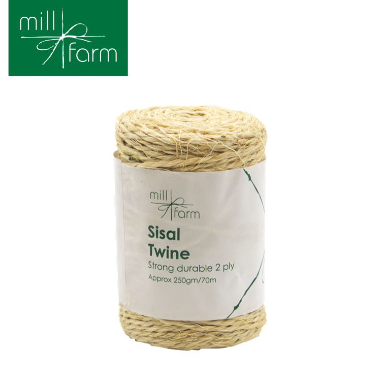 Mill Farm 2ply Sisal Twine Spool Large 250g / 70m