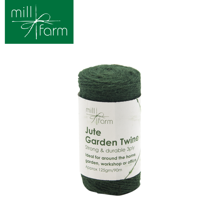 Mill Farm Green Jute Twine Spool Small 125g/ 90m