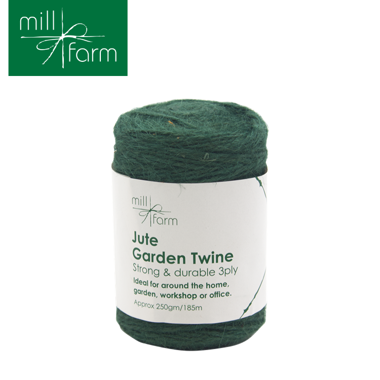 Mill Farm Green Jute Twine Spool Large 250g/ 185m