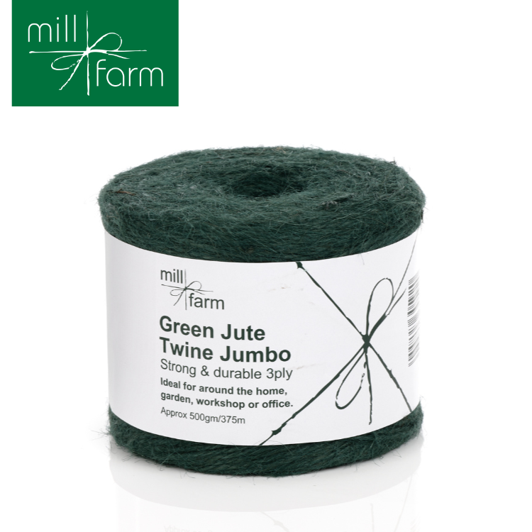 Mill Farm Green Jute Twine Spool Jumbo 500g/ 375m