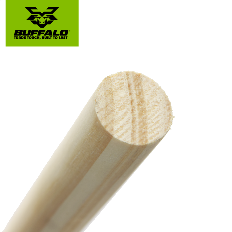 Buffalo Standard Wooden Handle Long 1372 x 24mm