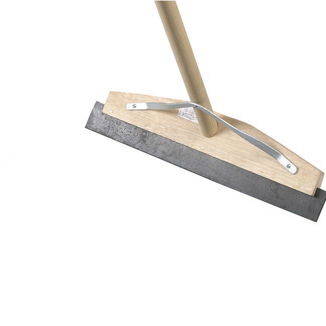 18'' Wooden Floor Squeegee with Handle & Stay