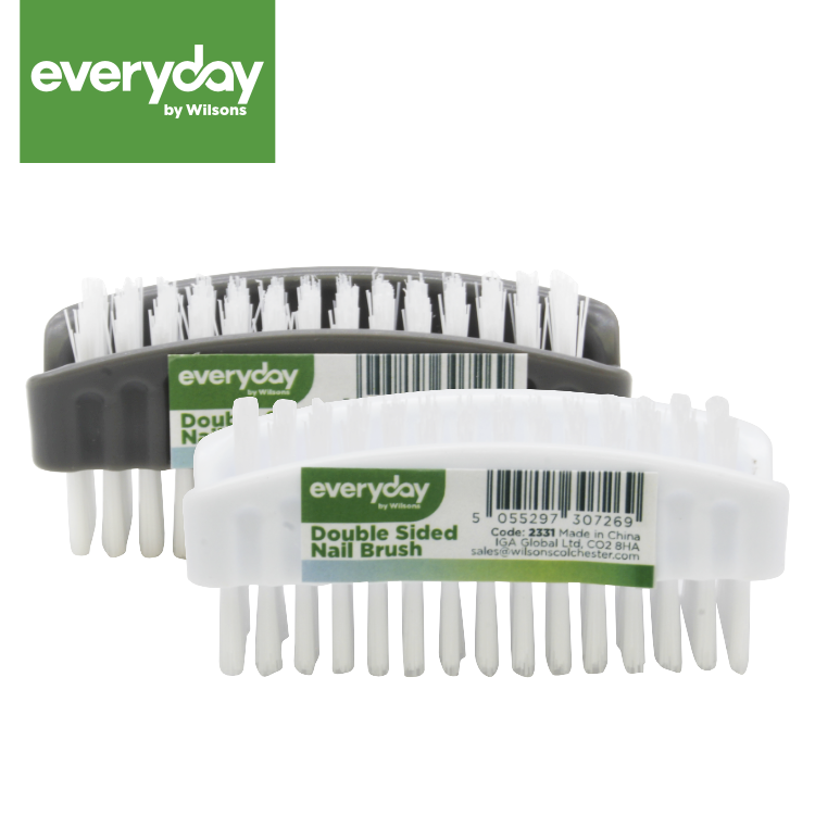 Everyday by Wilsons Double Sided Plastic Nail Brush