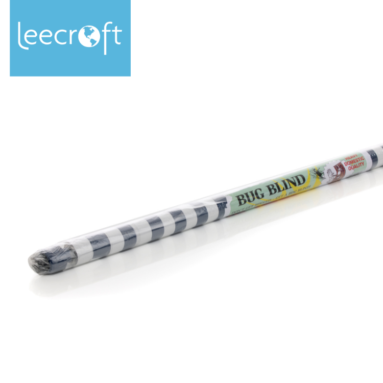 Leecroft Heavy Duty Strip Blind Blue & White