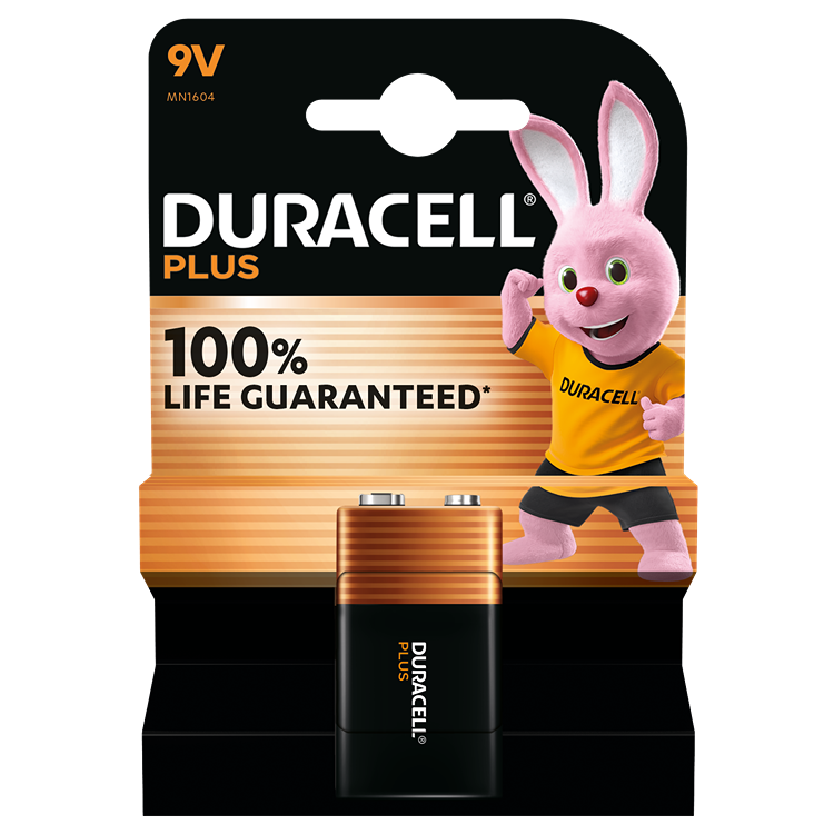 Duracell Plus Power MN1604 9v Battery