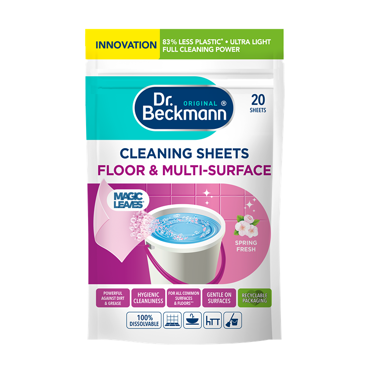 Dr Beckmann Cleaning Sheets Floor & Multi-Surface Spring Fresh 20pk