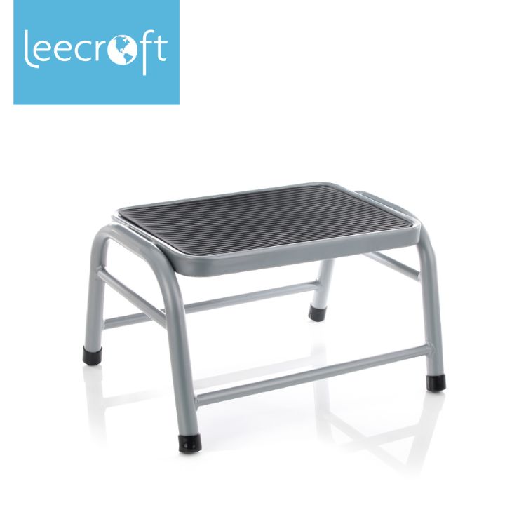 Leecroft Metal Step Stool 150kg Capacity
