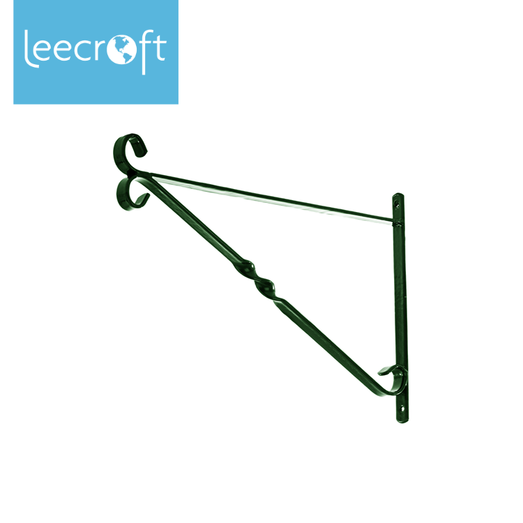 Leecroft Hanging Basket Brackets Green 12''