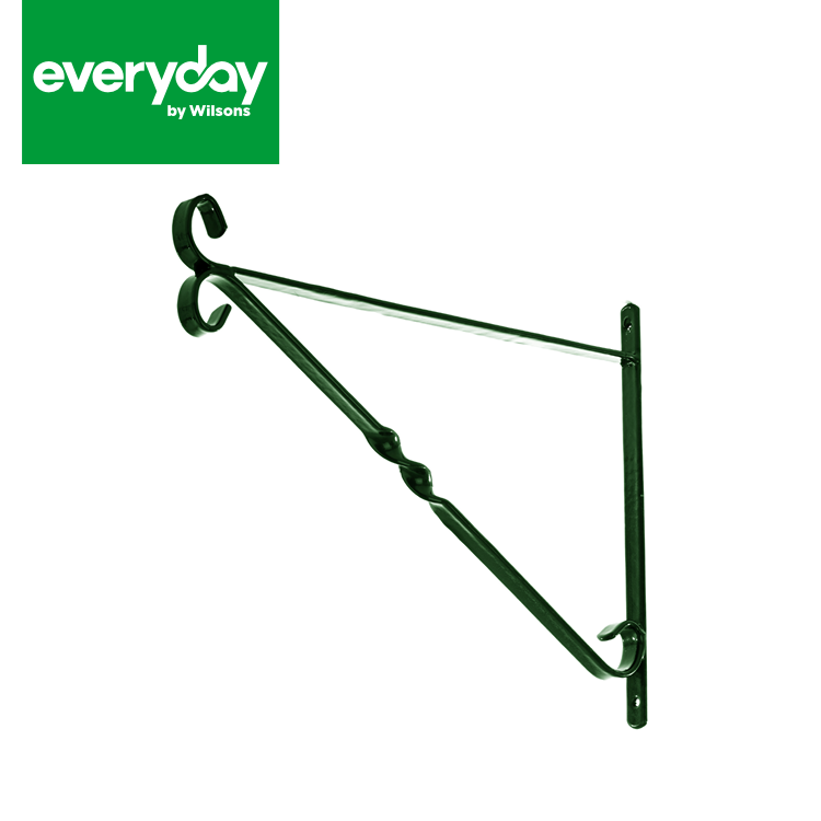 Everyday by Wilsons Hanging Basket Brackets Green 15''