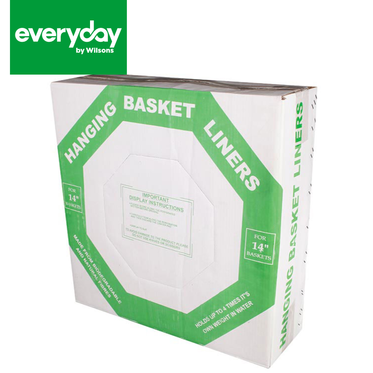 Everyday by Wilsons Hanging Basket Moss Fibre Liner 14'' Box of 50