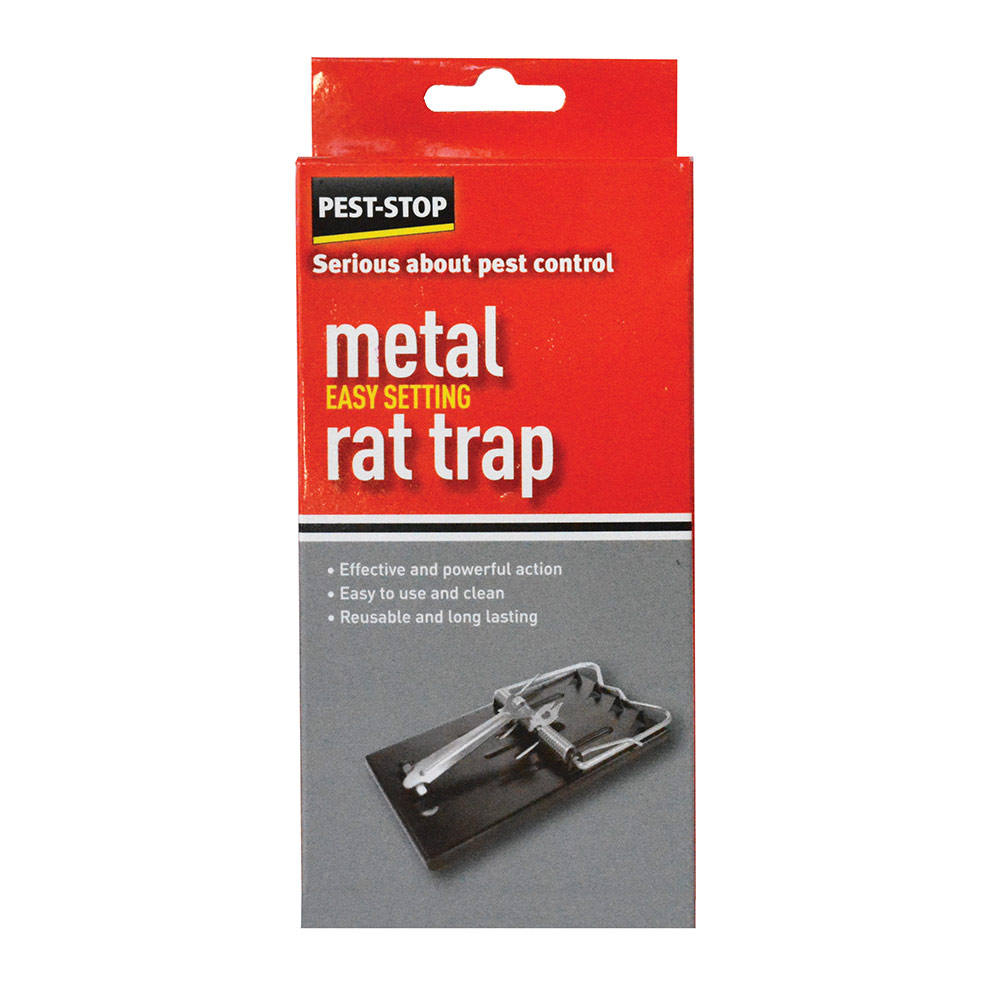 Pest-Stop Easy Setting Metal Rat Trap Boxed