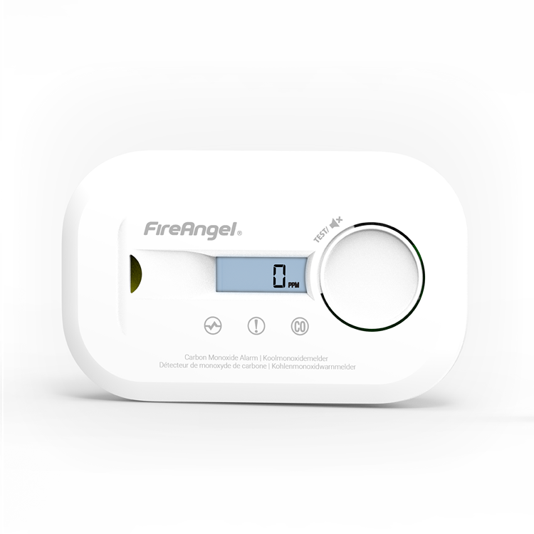 FireAngel Carbon Monoxide Alarm Digital LCD Display