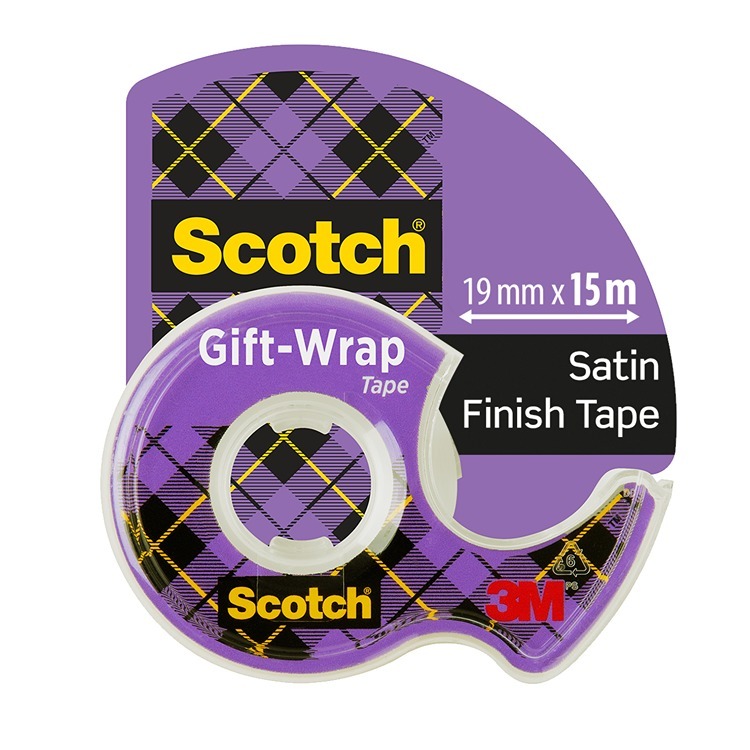 Scotch Gift Wrap Satin Tape 19mm x 15m