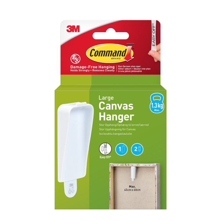 17044WHI-1-UKN Command Canvas Hanger Large 1.3kg