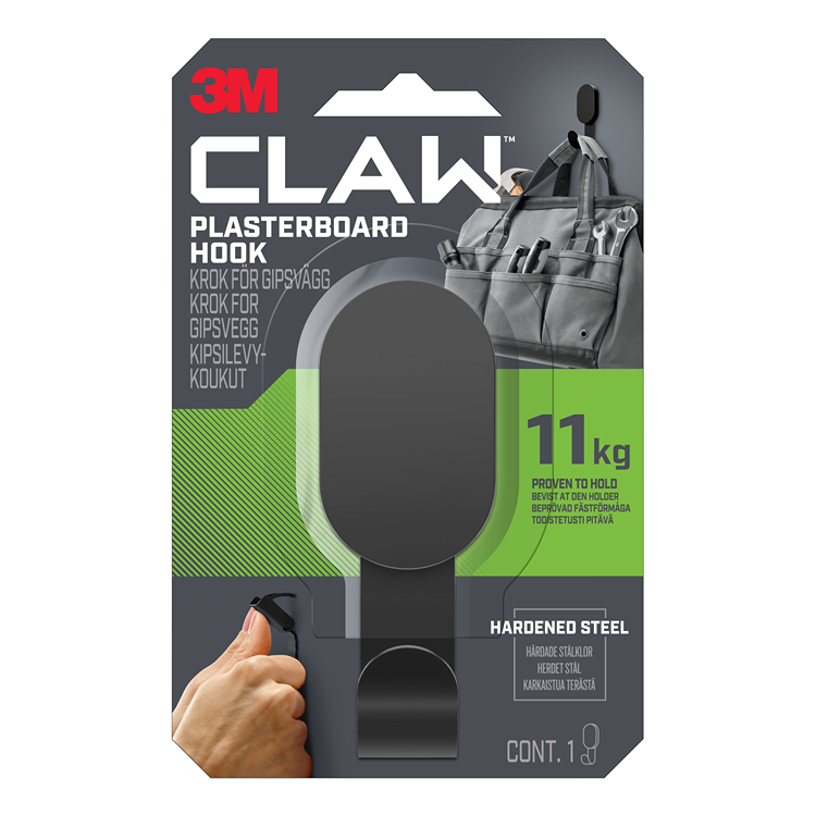3M CLAW Drywall Hook 11kg