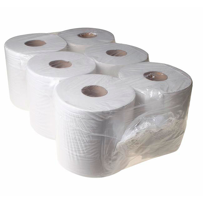 White Centrefeed Towel 2ply 6pk