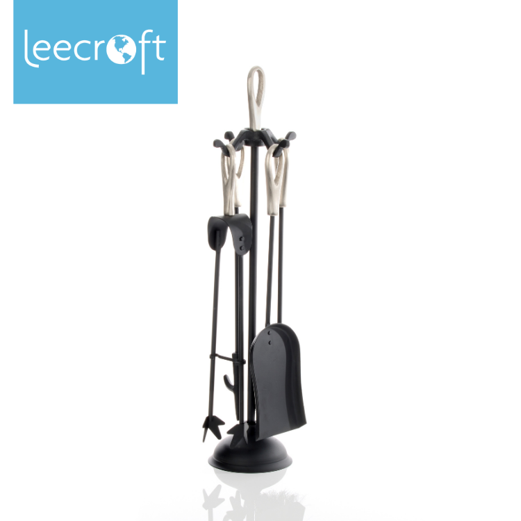Leecroft Loop Top Companion Set Black/Pewter 25''