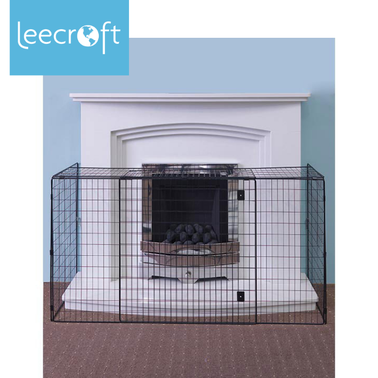 Nursery Fire Guard Black 50 x 30 x 12''